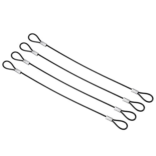 0.67ft Safety Cable Lock Stainless Steel 2mm — PATIKIL