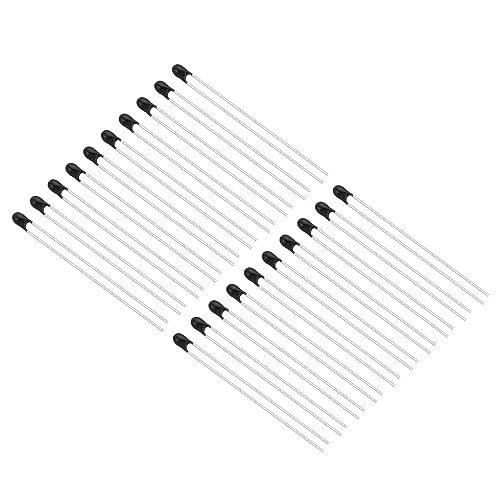 NTC Thermistors Resistors, 20Pcs 10K Ohm MF52-103 5% Accuracy High